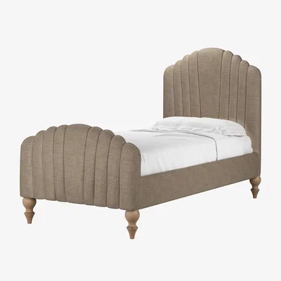 Sofa.com Bella Single Bed in Greige Florence Textured Weave