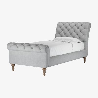 Sofa.com Knightsbridge Single Bed in Goodwin Grey Sandgate - sofa.com