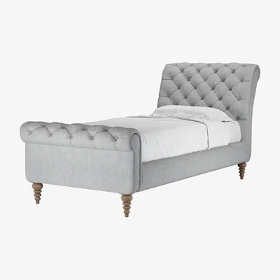 Sofa.com Knightsbridge Single Bed in Goodwin Grey Sandgate - sofa.com