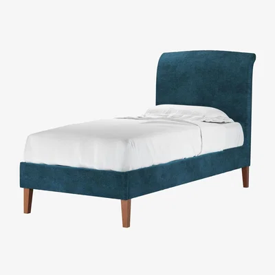Sofa.com Thea Single Bed in Mineral Mist Speckled Chenille
