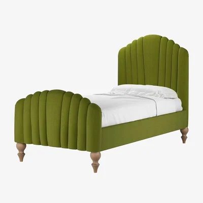 Sofa.com Bella Single Bed in Vine Leaf Organic Smart Cotton