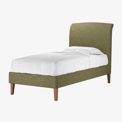 Sofa.com Thea Single Bed in Thyme Florence Textured Weave