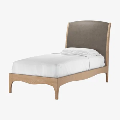 Sofa.com Emilia Single Bed in Basalt Grain Leather - sofa.com