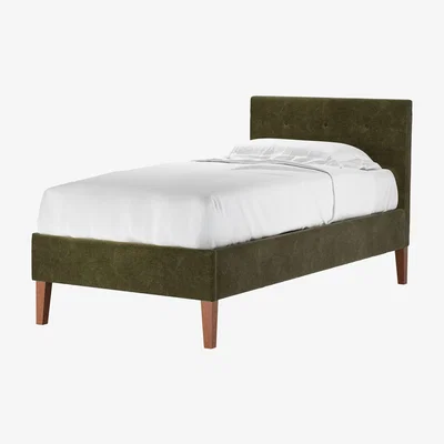 Sofa.com Avery 100cm Single Bed in Juniper Aquaclean Clever Chenille