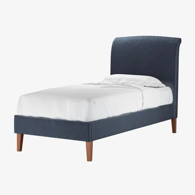 Sofa.com Thea Single Bed in Skyfall Cotton Matt Velvet