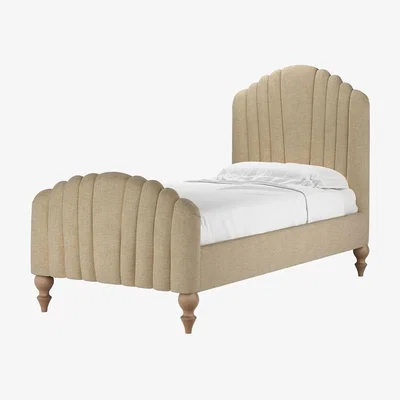 Sofa.com Bella Single Bed in Nordic Pine Hygge Chunky Weave
