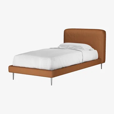 Sofa.com Lucy Single Bed in Saffron Heathland Weave - sofa.com