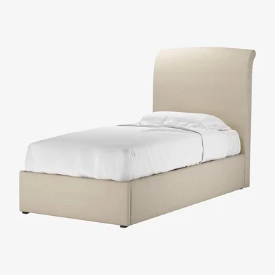 Sofa.com Thea Single Ottoman Bed in Moon Smart Cotton - sofa.com