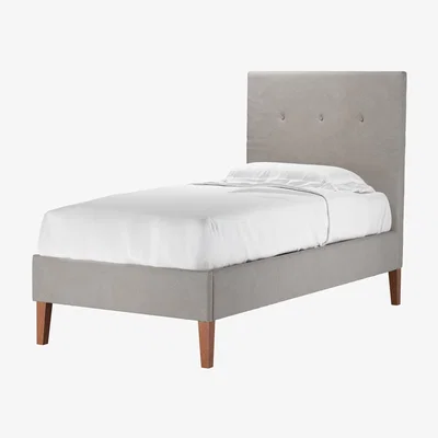 Sofa.com Avery 130cm Single Bed in Nimbus Aquaclean Clever Velvet