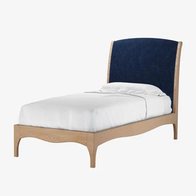Sofa.com Emilia Single Bed in Port Royal Aquaclean Clever Chenille