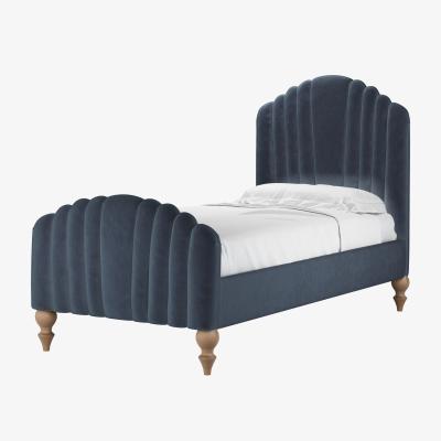 Sofa.com Bella Single Bed in Skyfall Cotton Matt Velvet