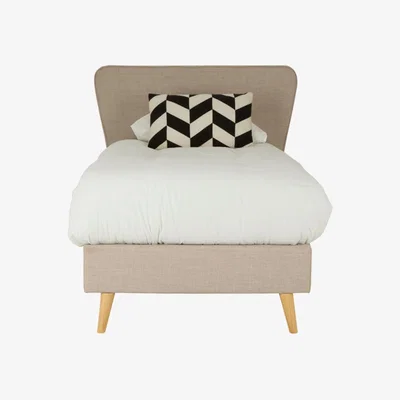Teddy Beau Teddy's Collection Scandi Hopsack Beige Single Bed