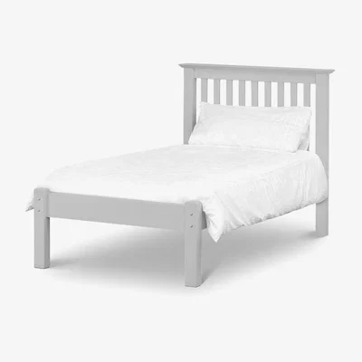 Teddy Beau Julian Bowen Barcelona Bed / Dove Grey / Single, Low Foot End