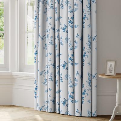Dunelm Birds and Roses Made to Measure Curtains Birds and Roses Blue