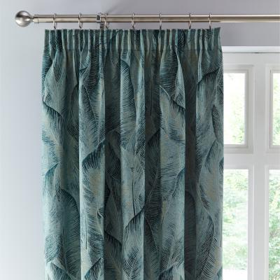 Dunelm Malawi Green Pencil Pleat Curtains Green