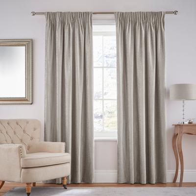Dunelm Dorma Lymington Cream Pencil Pleat Curtains Cream
