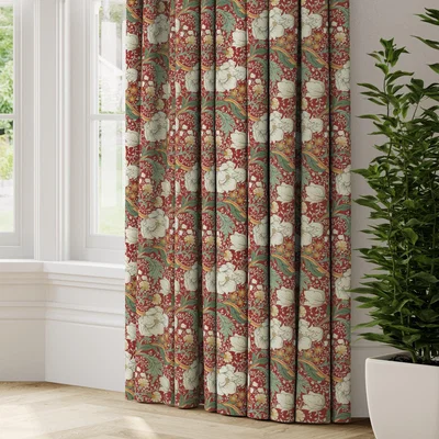 Dunelm Venado Made to Measure Curtains Venado Paprika