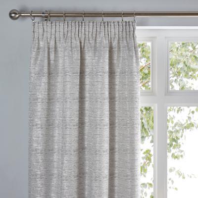 Dunelm Molly White Pencil Pleat Curtains White