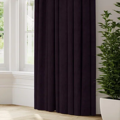 Dunelm Empire Made to Measure Fire Retardant Curtains Empire Blackberry