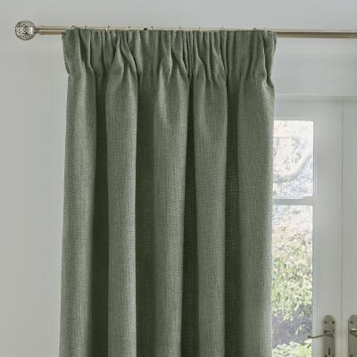 Dunelm Wynter Sage Pencil Pleat Curtains Sage
