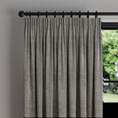 Dunelm Dawson Grey Thermal Pencil Pleat Curtains Grey