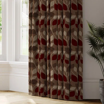 Dunelm Matisse Made to Measure Curtains Matisse Rosso