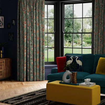 Dunelm Maximalist Jacobean Made to Measure Curtains Jacobean Fern