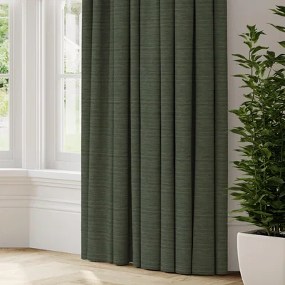 Dunelm Austen Recycled Polyester Made to Measure Curtains Austen Emerald