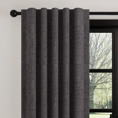 Dunelm Washable Mason Graphite Curtains Graphite (Grey)