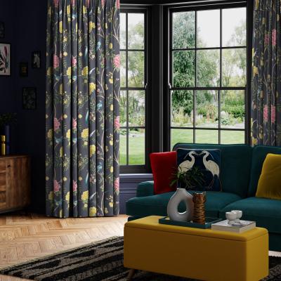 Dunelm Maximalist Wagtail Made to Measure Curtains Wagtail Slate