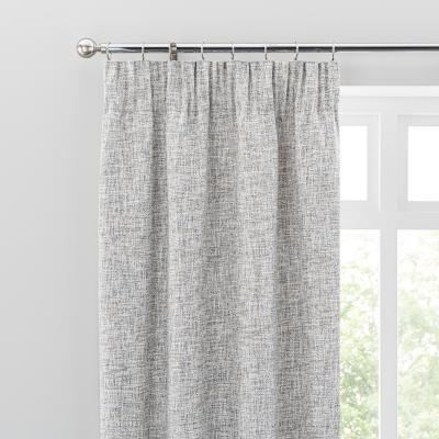 Dunelm Harlow Natural Pencil Pleat Curtains Natural
