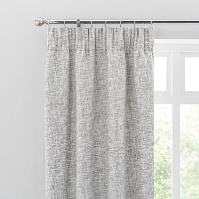 Dunelm Harlow Natural Pencil Pleat Curtains Natural