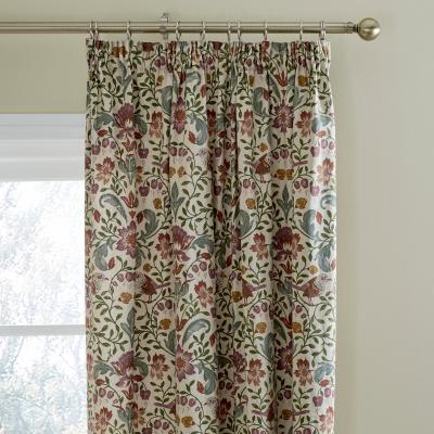 Dunelm Ruskin Natural Pencil Pleat Curtains Natural
