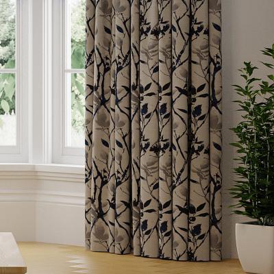 Dunelm Montague Made to Measure Curtains Montague Navy