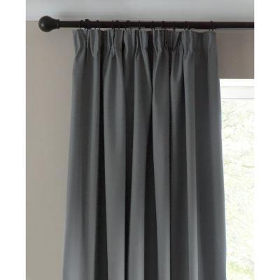 Habitat Habitat Blackout Plain Pencil Pleat Curtains Grey -229x229cm