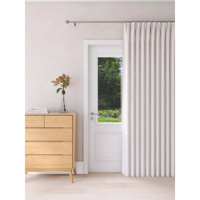 John Lewis John Lewis & Partners Textured Weave Recycled Polyester Pencil Pleat Door Curtain