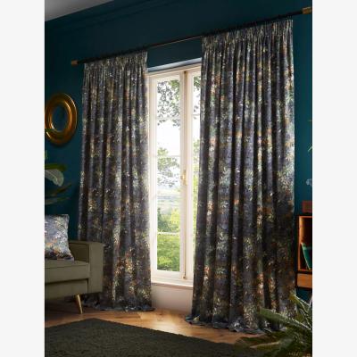 John Lewis Clarke & Clarke Congo Forest Pair Lined Pencil Pleat Curtains, Forest