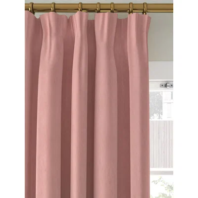 John Lewis John Lewis & Partners Velvet Pair Lined Pencil Pleat Curtains