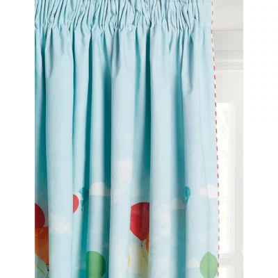 John Lewis Harlequin Life's a Circus Pencil Pleat Blackout Lined Children's Curtains, Multi