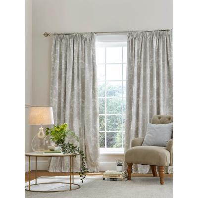 John Lewis Laura Ashley Josette Pair Lined Pencil Pleat Curtains