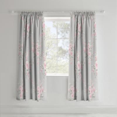 La Redoute Canterbury Easy Care Curtains - Grey