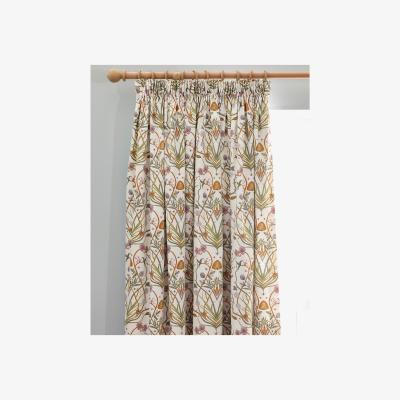 La Redoute Potagerie Print Cream Tape Curtain