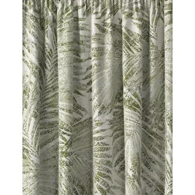 Marks & Spencer M&S Cotton Pencil Pleat Blackout Curtains - WDR90 - Silver Mix, Silver Mix