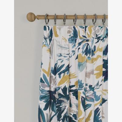 Marks & Spencer M&S Watercolour Pencil Pleat Curtains - WDR54 - Blue Mix, Blue Mix