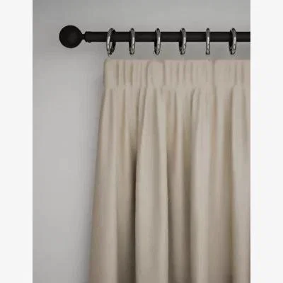 Marks & Spencer M&S Pure Cotton Pencil Pleat Curtains - WDR54 - Stone, Stone,Neutral
