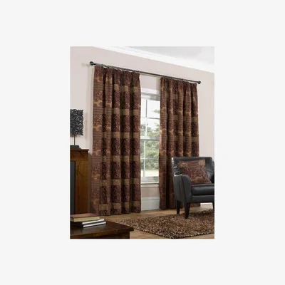 The Range Kesh Patchwork Chenille Curtains - 229cm