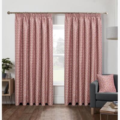 The Range Sofia Taped Curtain - Blush / 137cm / 168cm
