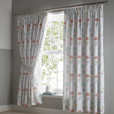 The Range Sheep Dreams Pencil Pleat Lined Curtains - Multi / 137cm