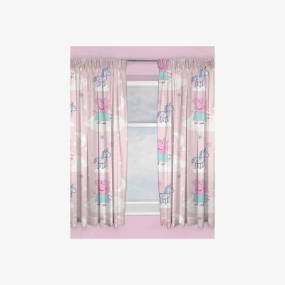 The Range Stardust Pencil Pleat Curtains (Pack of 2)Pink(54in x 66in) - Pink