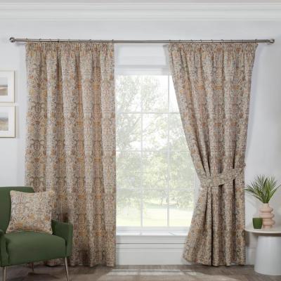The Range Kyoto Pencil Pleat Curtains - Natural / 2.3kg / 229cm